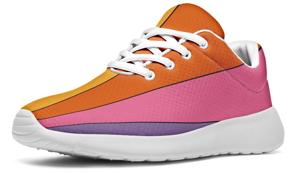 Retro Rainbow Sneakers - Offbeat Sweetie