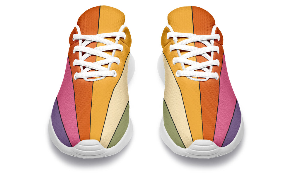 Retro Rainbow Sneakers - Offbeat Sweetie