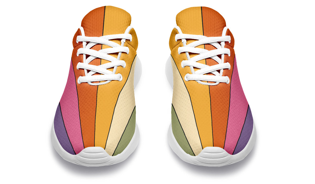 Retro Rainbow Sneakers - Offbeat Sweetie