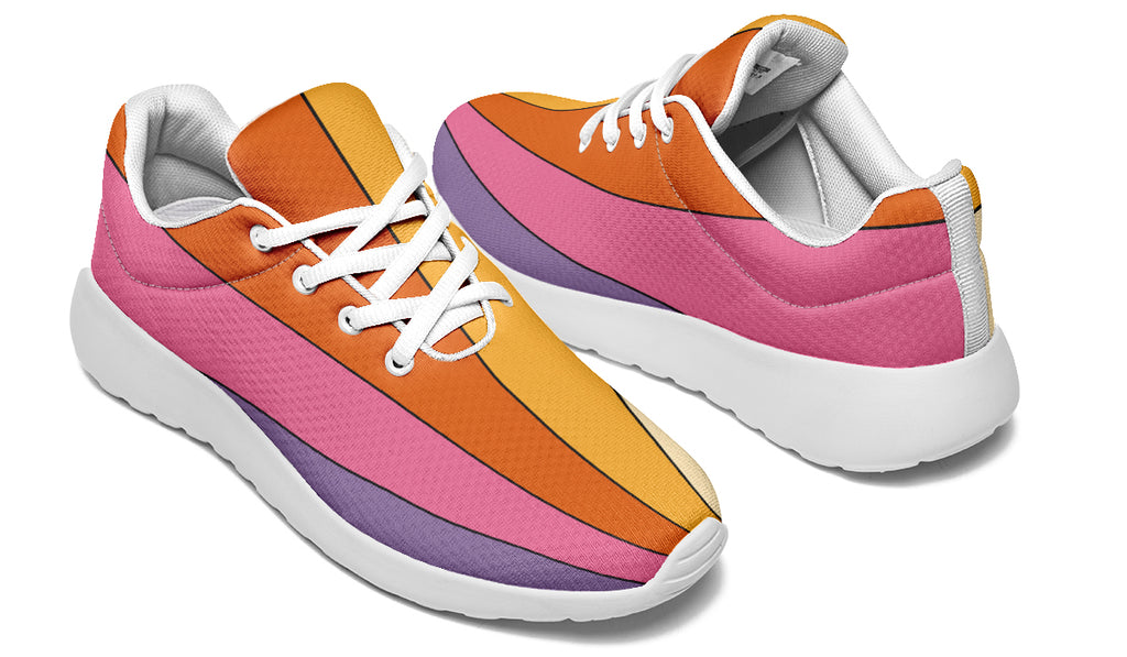 Retro Rainbow Sneakers - Offbeat Sweetie