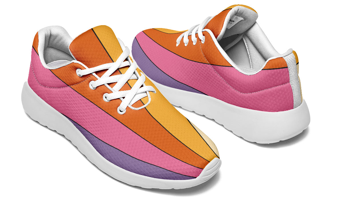 Retro Rainbow Sneakers - Offbeat Sweetie
