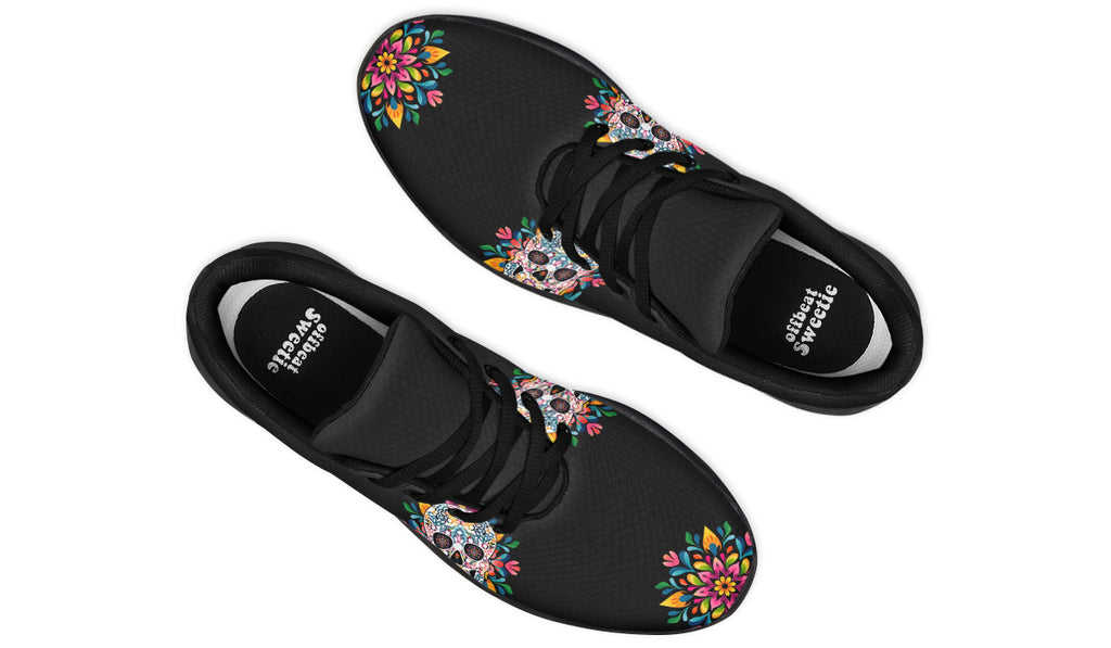 Sugar Skull Sneakers - Offbeat Sweetie