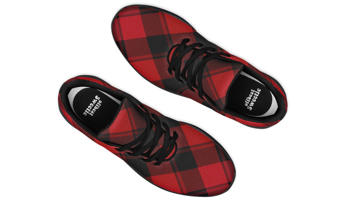 Toffee Apple Plaid Sneakers