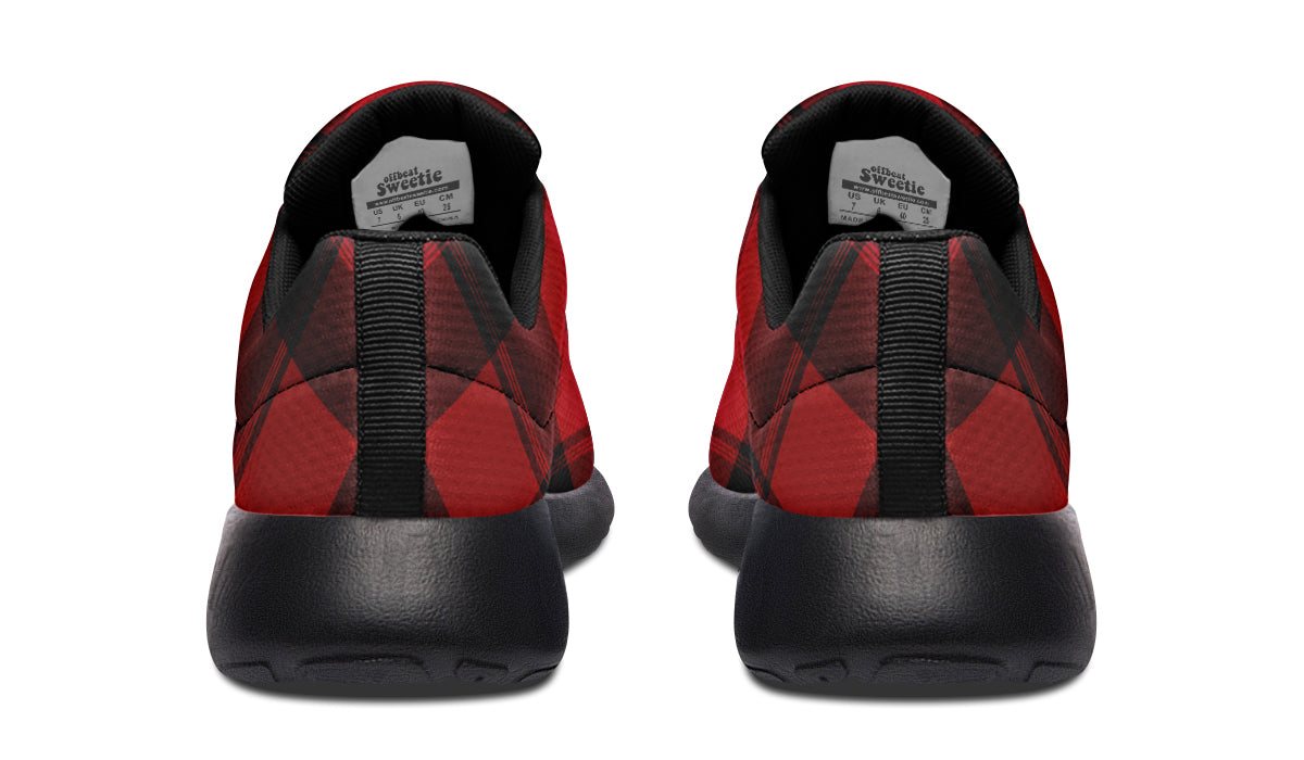 Toffee Apple Plaid Sneakers