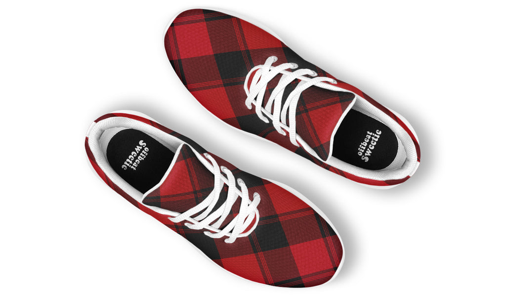 Toffee Apple Plaid Sneakers