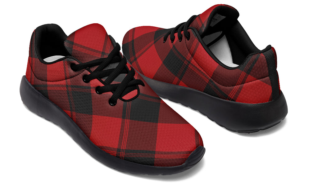 Toffee Apple Plaid Sneakers
