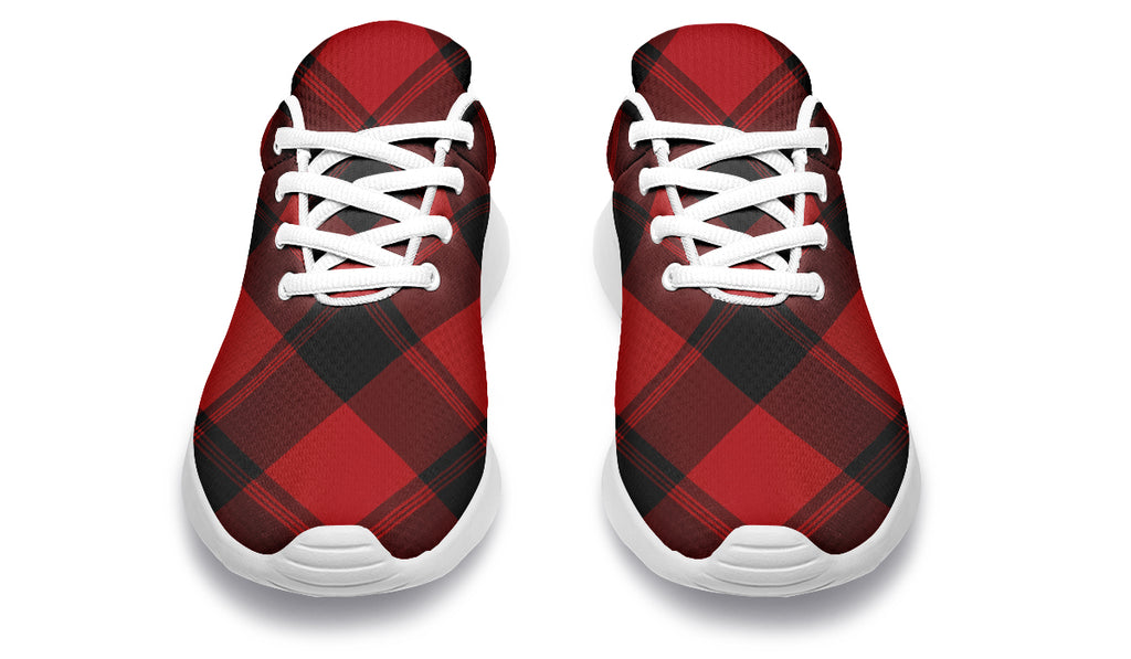 Toffee Apple Plaid Sneakers