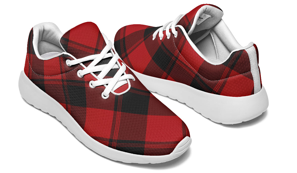 Toffee Apple Plaid Sneakers