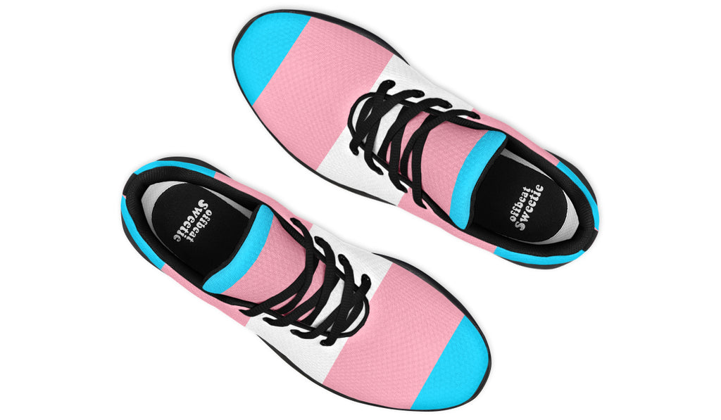 Trans Flag Sneakers - Offbeat Sweetie