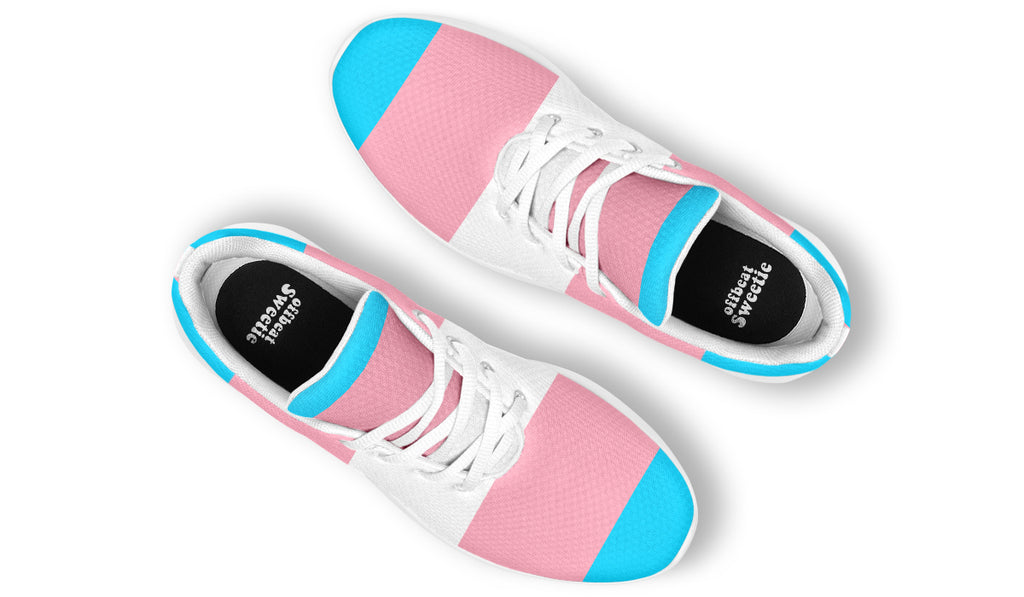 Trans Flag Sneakers - Offbeat Sweetie