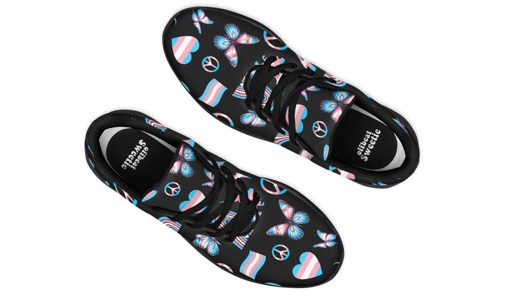 Trans Love Sneakers - Offbeat Sweetie