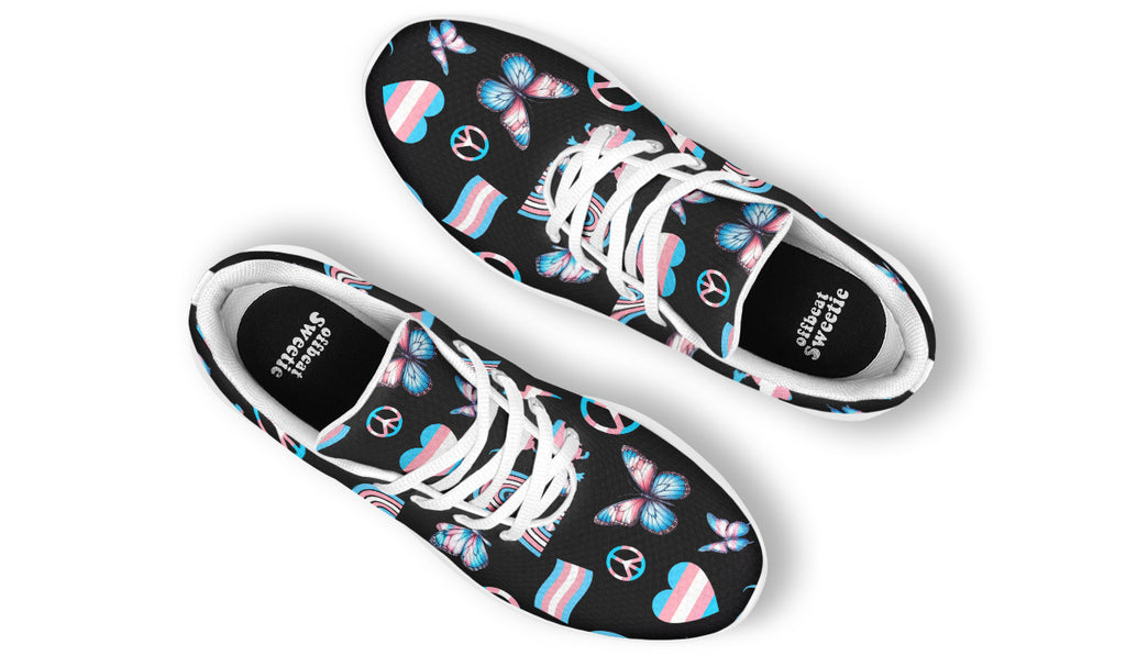 Trans Love Sneakers - Offbeat Sweetie