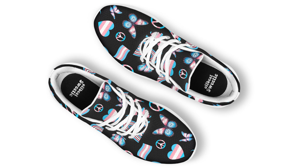 Trans Love Sneakers - Offbeat Sweetie