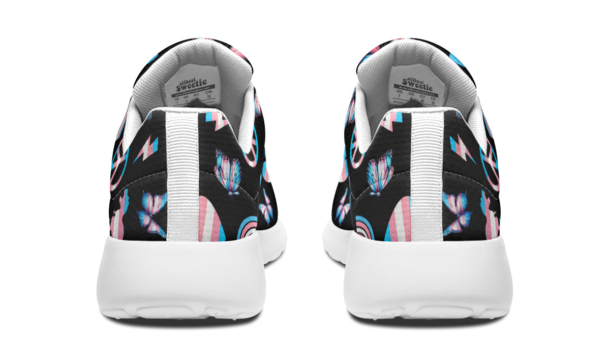 Trans Love Sneakers - Offbeat Sweetie