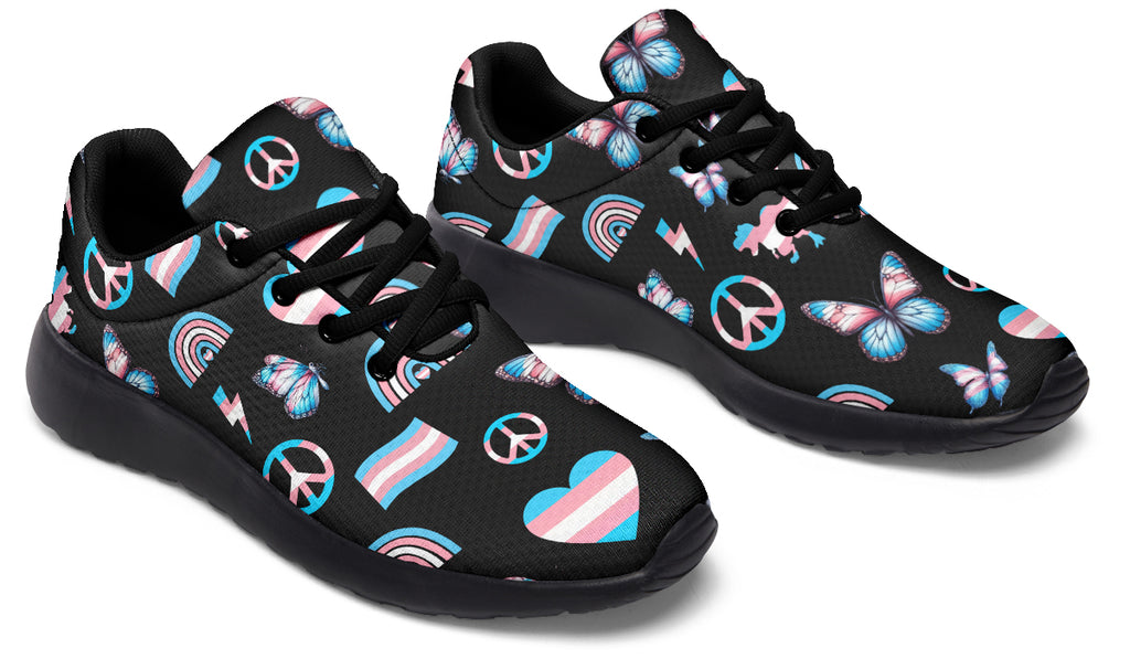 Trans Love Sneakers - Offbeat Sweetie