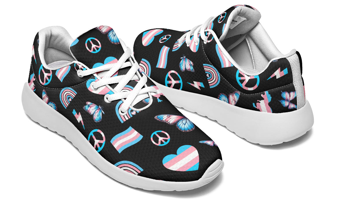 Trans Love Sneakers - Offbeat Sweetie