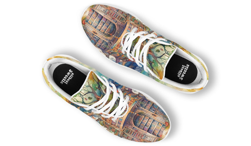 Tree Library Sneakers - Offbeat Sweetie