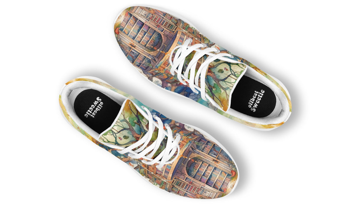 Tree Library Sneakers - Offbeat Sweetie
