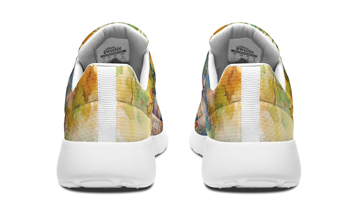 Tree Library Sneakers - Offbeat Sweetie