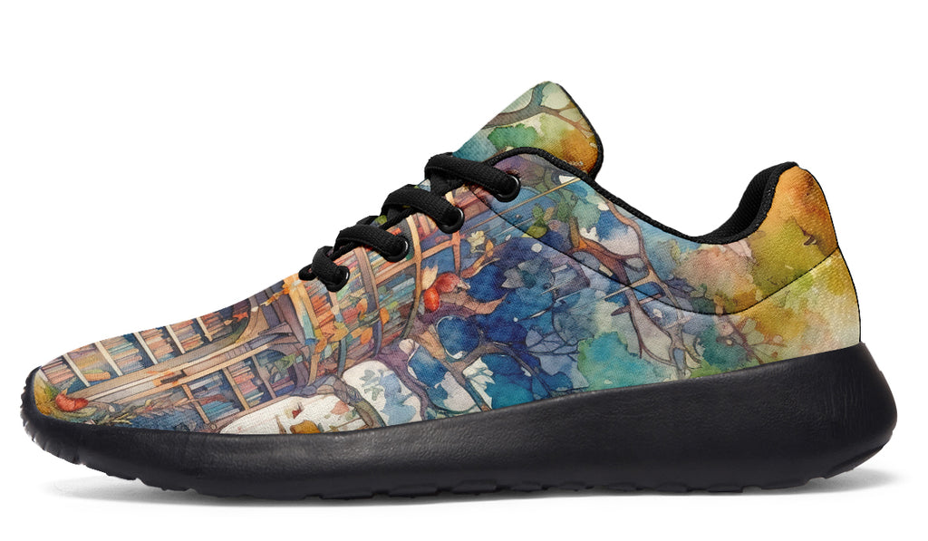 Tree Library Sneakers - Offbeat Sweetie