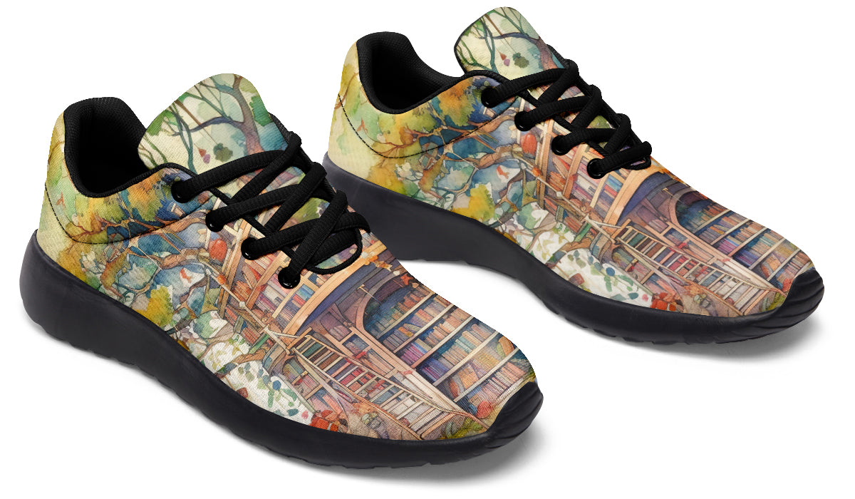 Tree Library Sneakers - Offbeat Sweetie