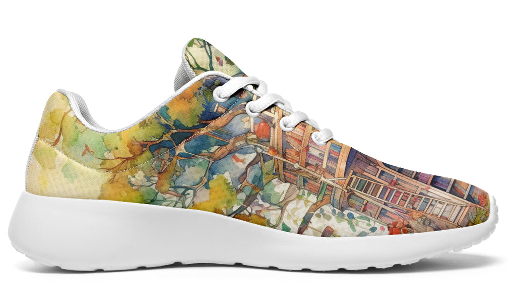 Tree Library Sneakers - Offbeat Sweetie