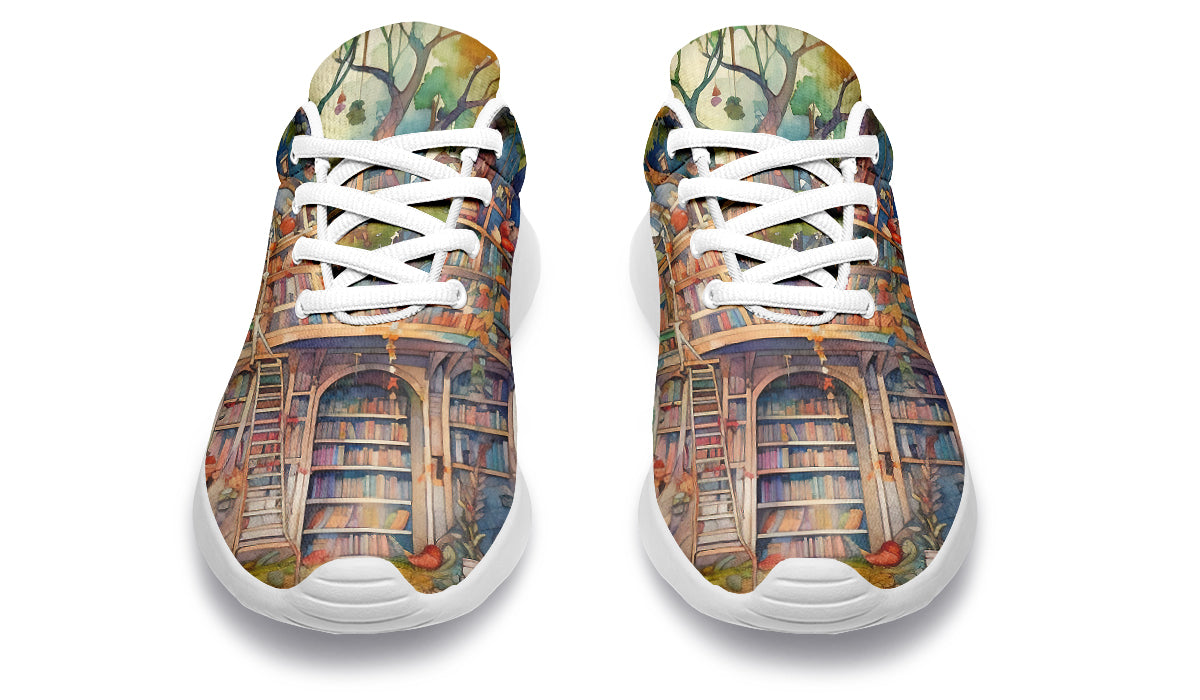 Tree Library Sneakers - Offbeat Sweetie