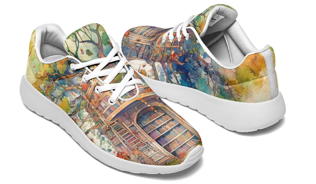 Tree Library Sneakers - Offbeat Sweetie