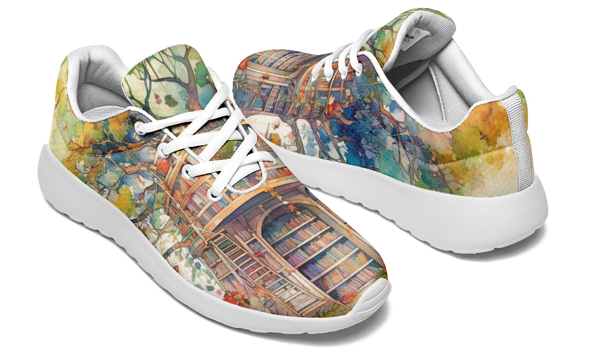 Tree Library Sneakers - Offbeat Sweetie