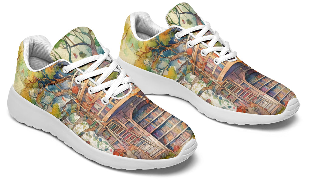 Tree Library Sneakers - Offbeat Sweetie