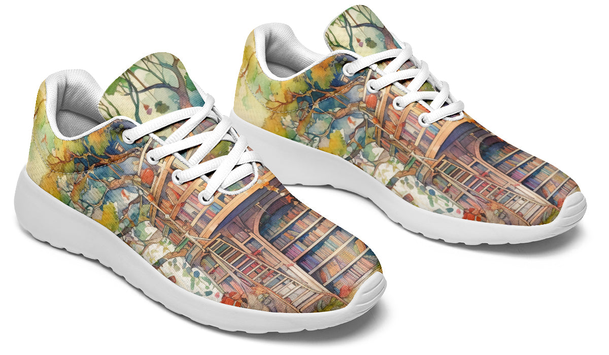 Tree Library Sneakers - Offbeat Sweetie