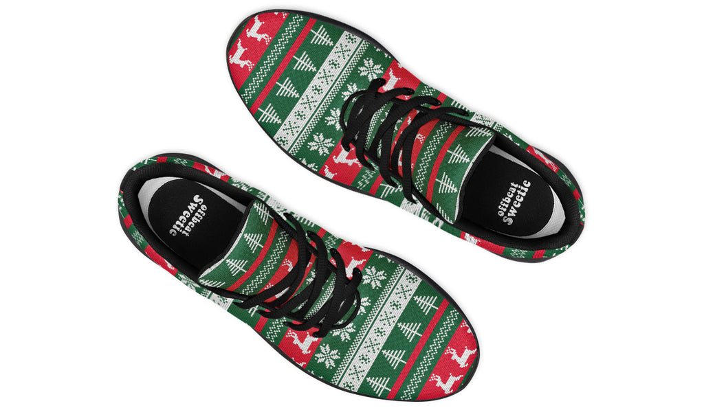 Ugly Christmas Sneakers - Offbeat Sweetie