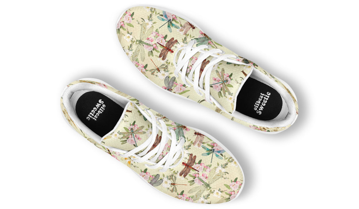 Vintage Dragonflies Sneakers - Offbeat Sweetie