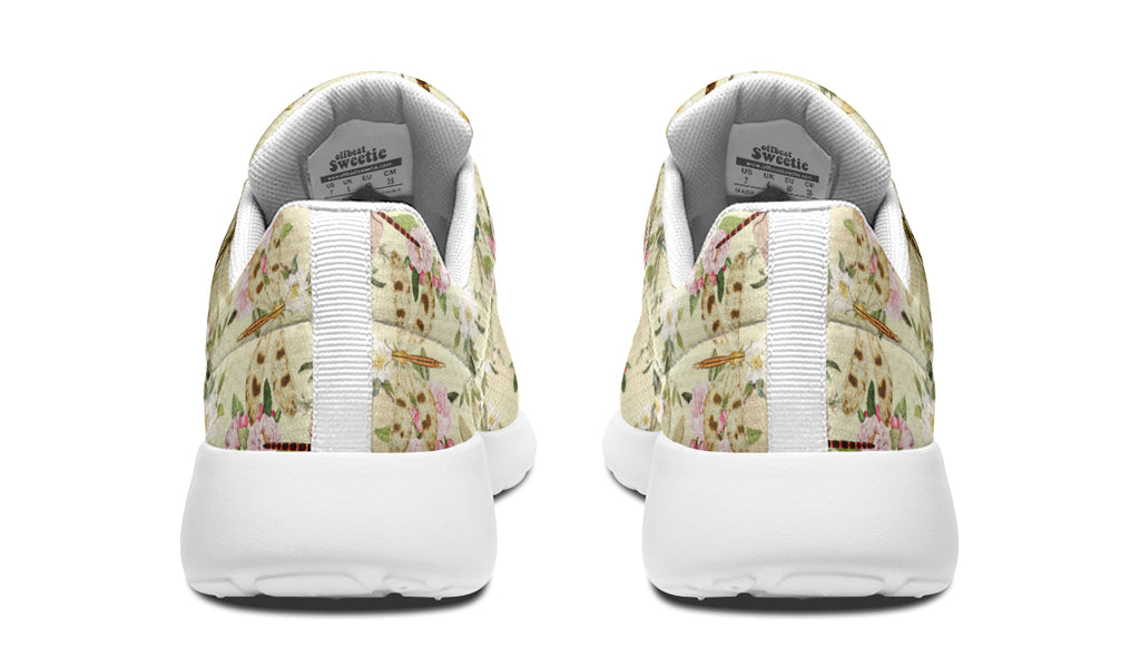 Vintage Dragonflies Sneakers - Offbeat Sweetie
