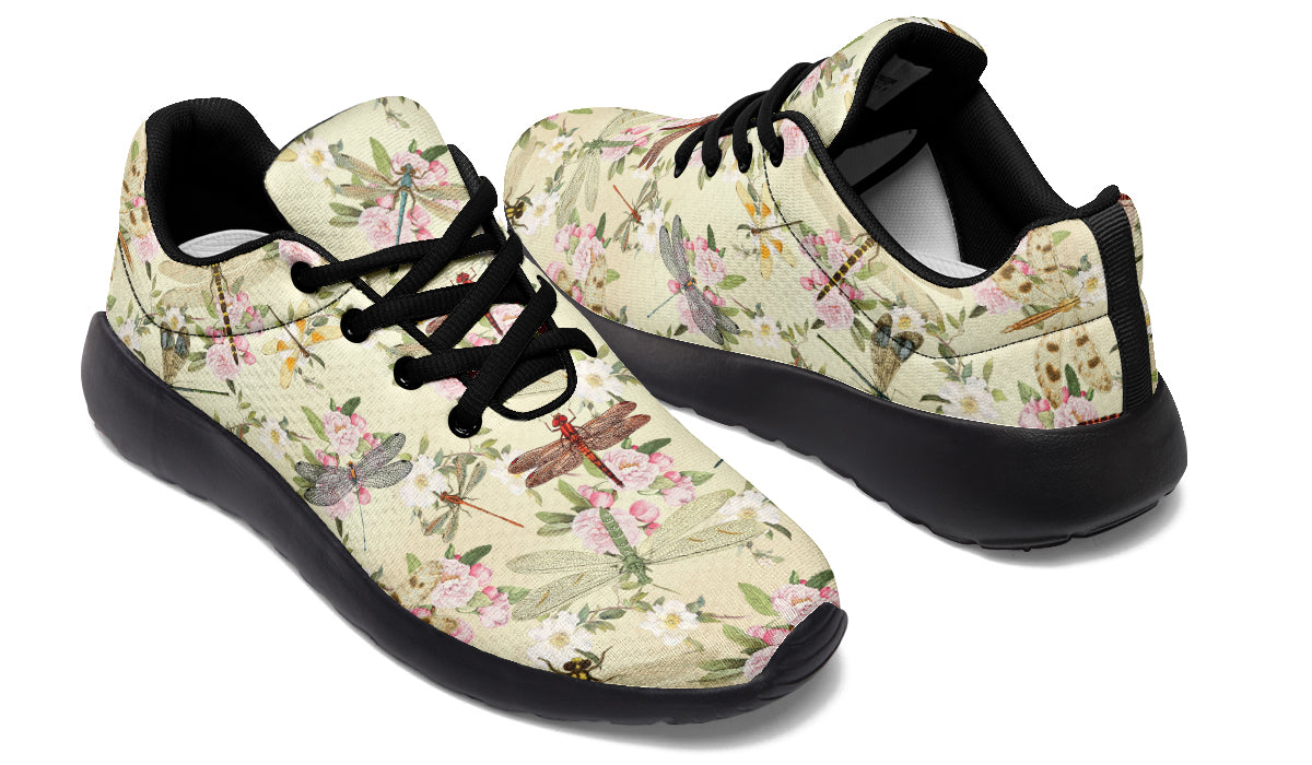 Vintage Dragonflies Sneakers - Offbeat Sweetie