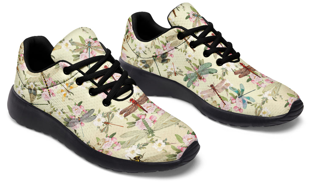 Vintage Dragonflies Sneakers - Offbeat Sweetie