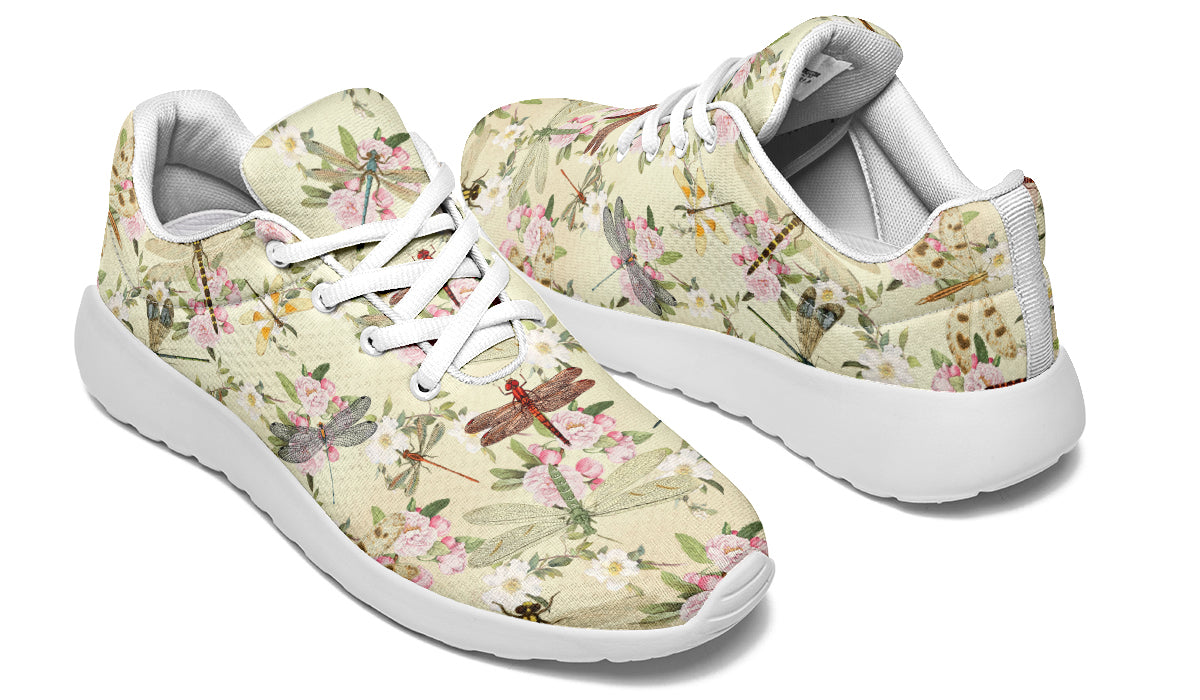 Vintage Dragonflies Sneakers - Offbeat Sweetie