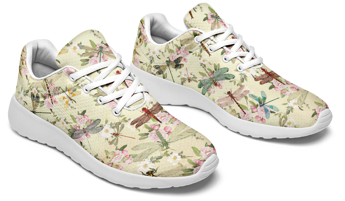 Vintage Dragonflies Sneakers - Offbeat Sweetie