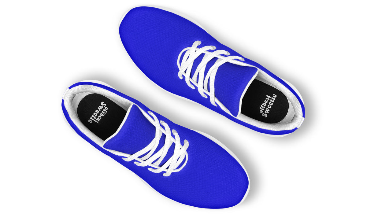Vivid Blue Sneakers - Offbeat Sweetie