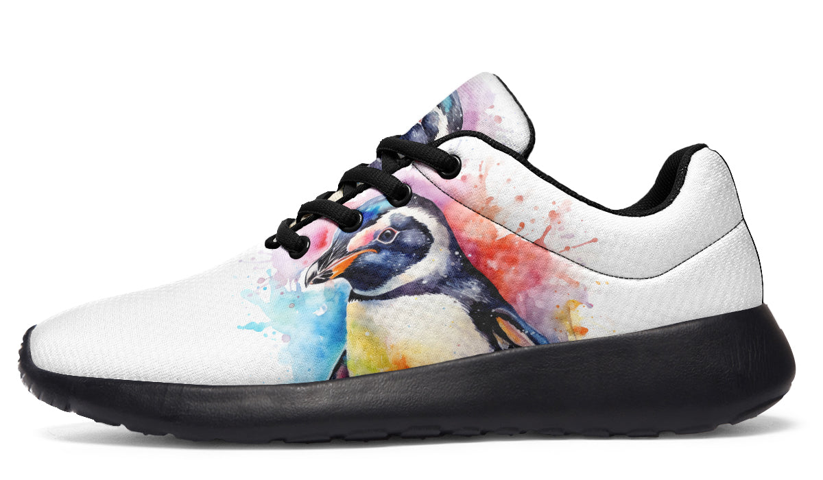 Watercolour Penguin Sneakers - Offbeat Sweetie