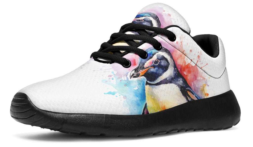 Watercolour Penguin Sneakers - Offbeat Sweetie