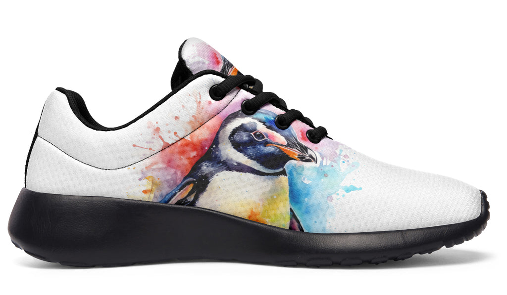 Watercolour Penguin Sneakers - Offbeat Sweetie