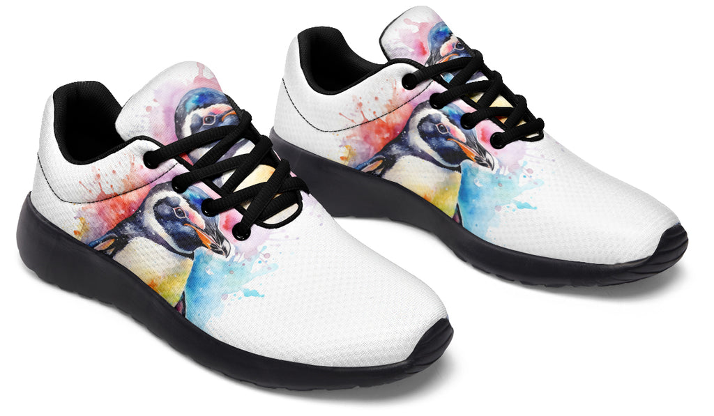 Watercolour Penguin Sneakers - Offbeat Sweetie