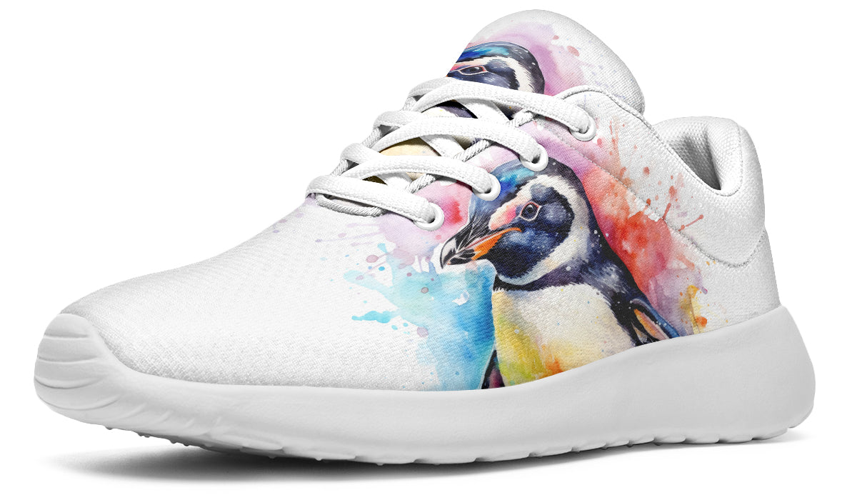 Watercolour Penguin Sneakers - Offbeat Sweetie