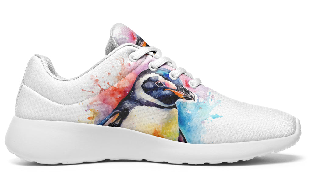 Watercolour Penguin Sneakers - Offbeat Sweetie