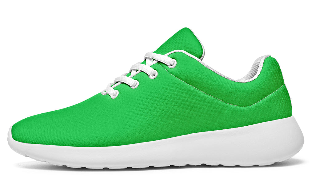 Yellow And Green Mismatch Sneakers - Offbeat Sweetie