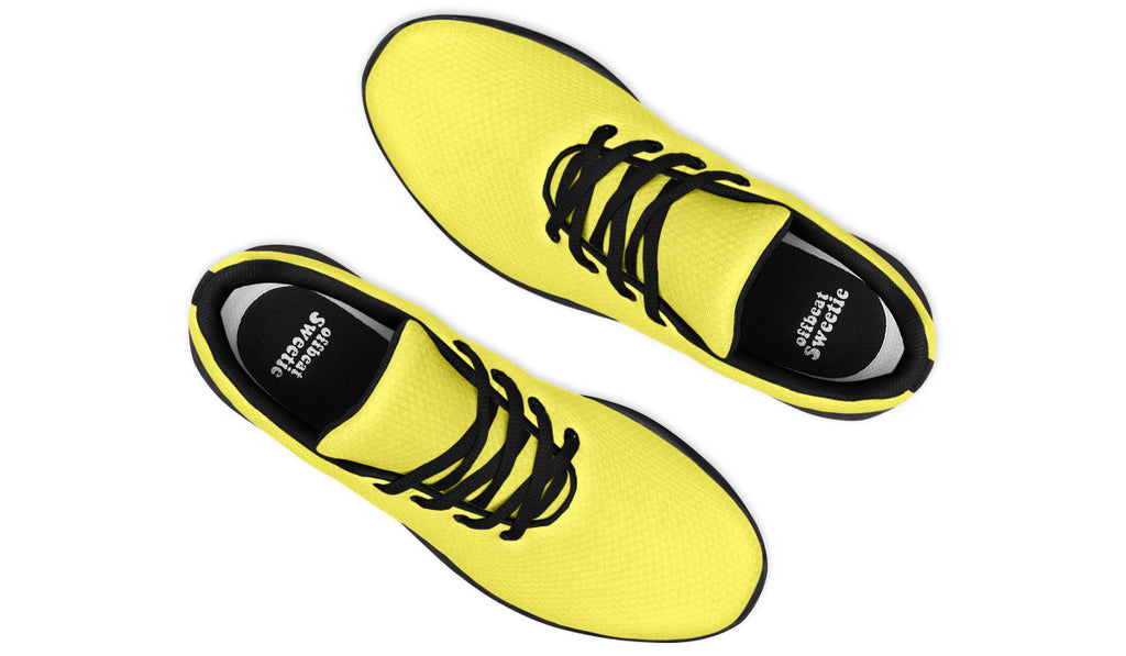 Sunny Yellow Sneakers - Offbeat Sweetie