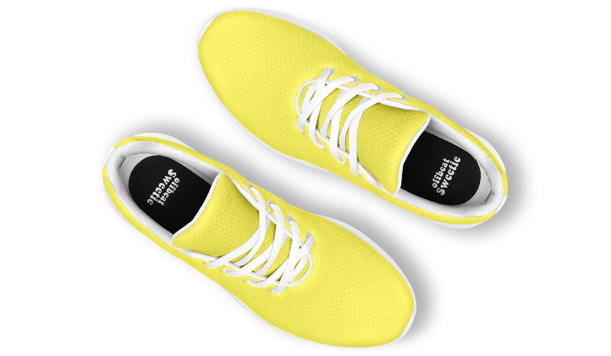 Sunny Yellow Sneakers - Offbeat Sweetie