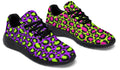 Zombie Leopard x Neon Leopard Mismatch Sneakers