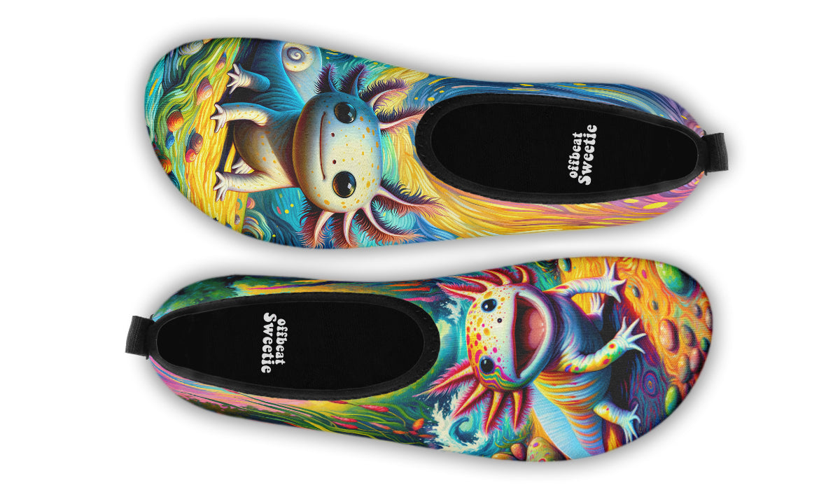 Adorable Axolotls Water Shoes - Offbeat Sweetie